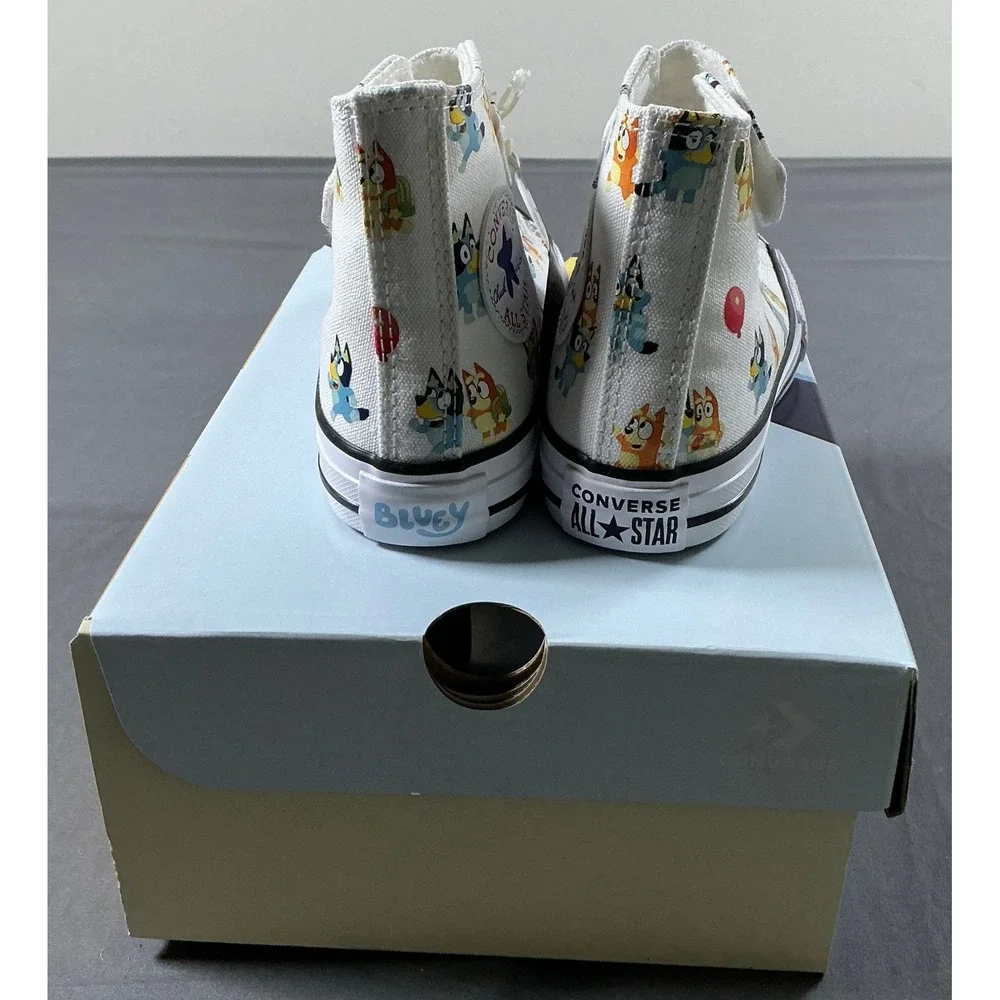 Converse Bluey Chuck Taylor All Star High Top Youth 11 White A16463F Sneaker